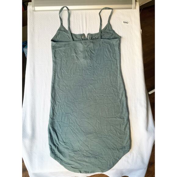 Mind Code Women’s Sleeveless Above Knee Length Dress Size L, Solid Green - Picture 7 of 7